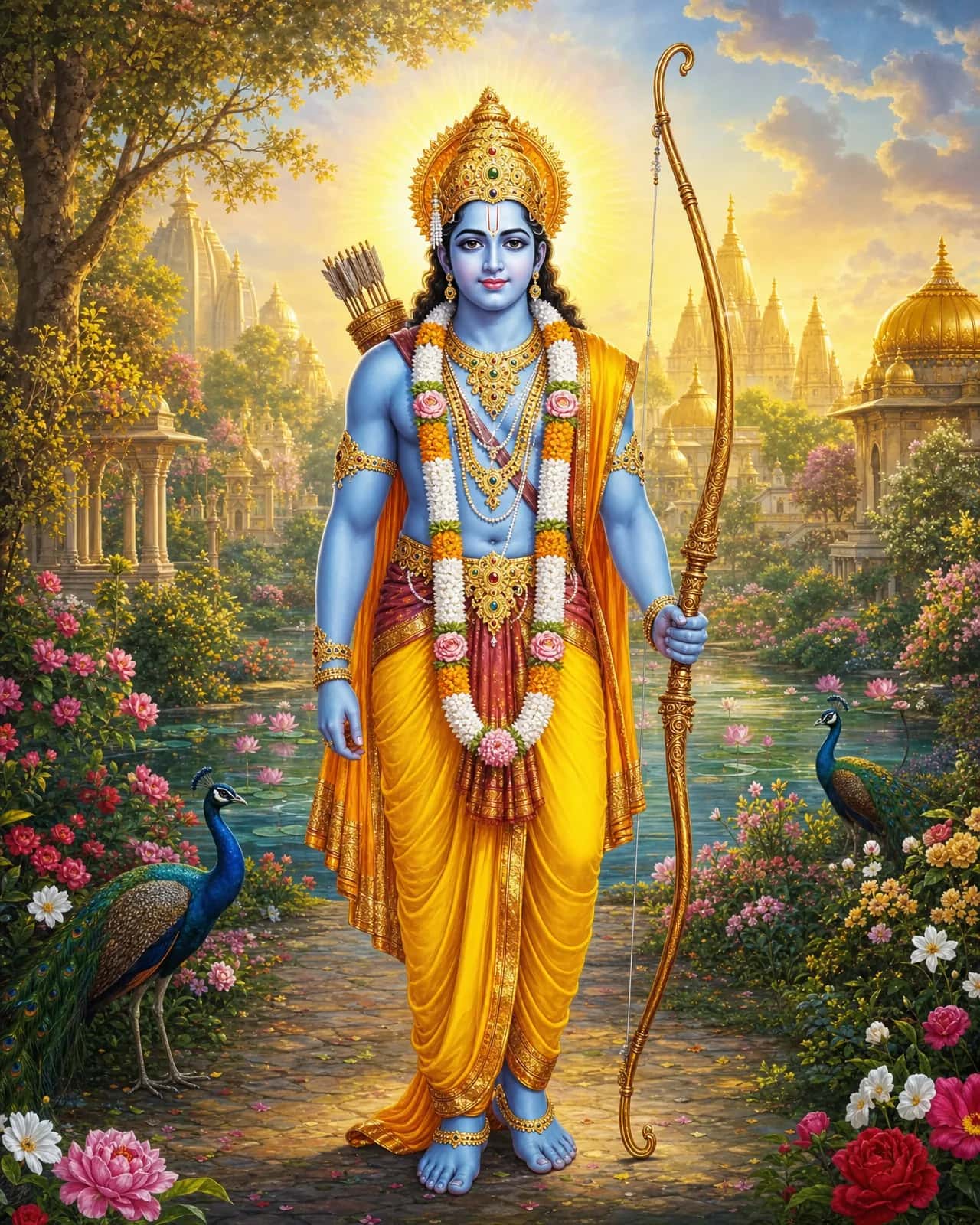 Shri Ram with his bow Kodanda.